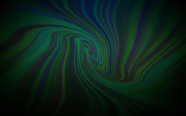 Samanyolu yıldızları ile Koyu Yeşil vektör dokusu.