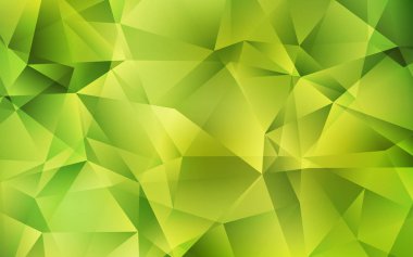 Açık Yeşil, Sarı vektör gradyan üçgenler doku.