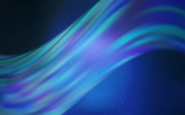 Gece gökyüzü desenle ışık mavi vektör yıldız.