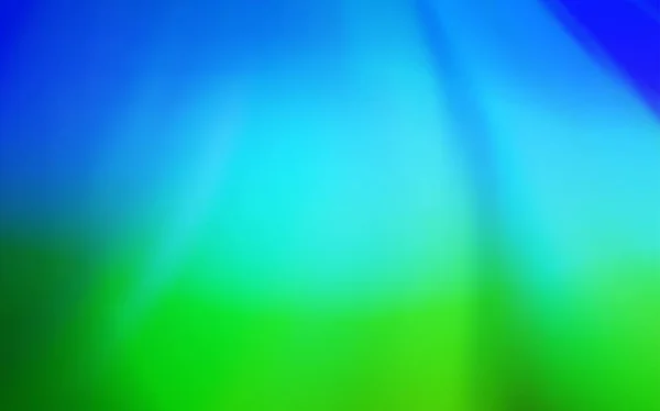 Azul claro, verde vector abstracto diseño borroso. — Archivo Imágenes Vectoriales