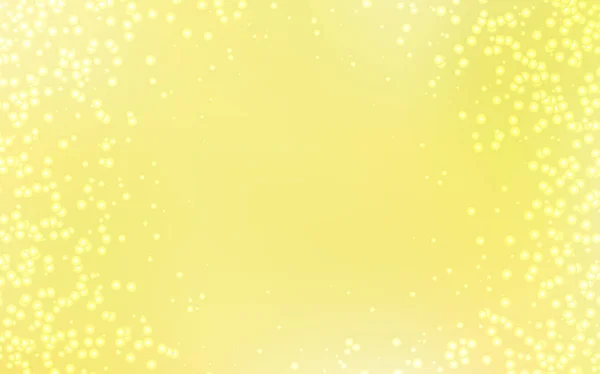 Světle žluté vektorové rozložení s vesmírné hvězdy. — Stockový vektor