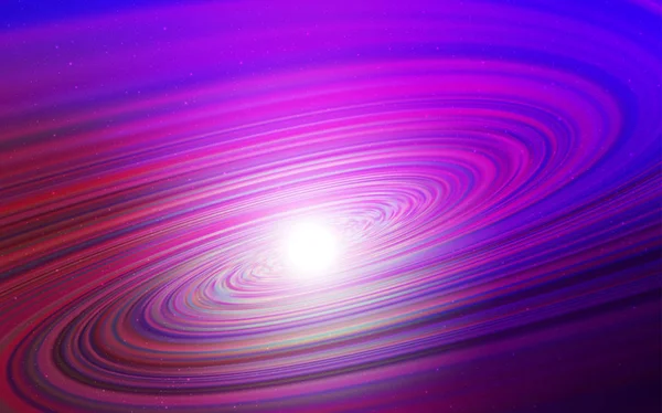 Luz Plantilla vectorial púrpura con estrellas espaciales . — Archivo Imágenes Vectoriales