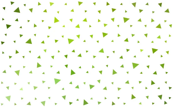 Hellgrüner, gelber Vektor polygonaler Hintergrund. — Stockvektor