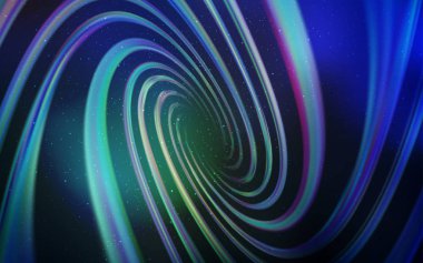 Gökada yıldız ışık mavi vektör arka plan.