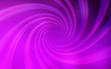 Uzay yıldızları ile açık mor vektör şablonu.