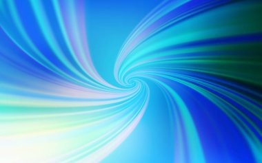 Kavisli çizgilerle Açık Mavi vektör düzeni.