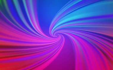 Açık Pembe, Wry çizgileri ile mavi vektör arkaplan.