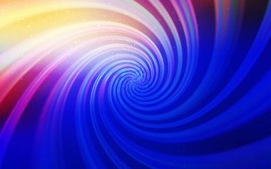 Açık Pembe, Gece gökyüzü yıldızları ile Mavi vektör deseni.