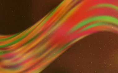 Işık turuncu vektör şablon alan yıldız.