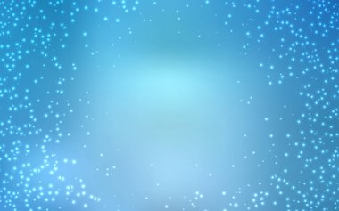 Hafif mavi vektör şablon alan yıldız.