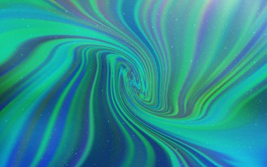 Gece gökyüzü desenle ışık mavi vektör yıldız.