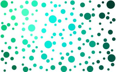 Dairesel açık yeşil vektör şablonu.