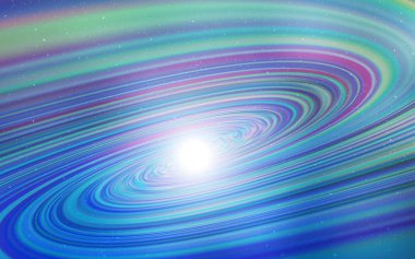 Kozmik Yıldızlar ile açık mavi vektör düzeni.