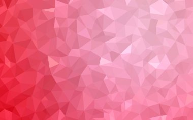 Açık Kırmızı Vektör soyut mozaik deseni.