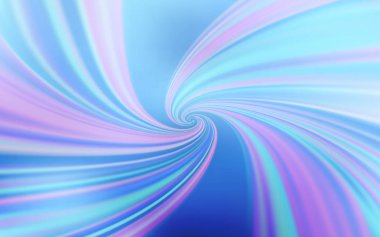 Bükülmüş çizgiler ile açık mavi vektör dokusu.