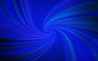 Eğri çizgileri olan koyu mavi vektör şablonu.