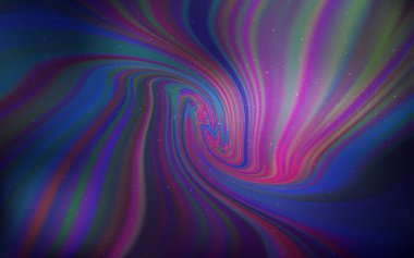 Koyu Mor, Gökada yıldızları ile pembe vektör arka plan.