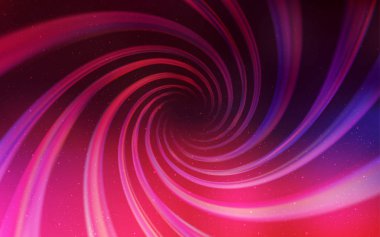 Koyu Mor, Gökada yıldızları ile pembe vektör arka plan.