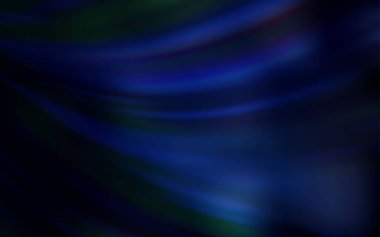 Koyu mavi vektör soyut parlak desen.