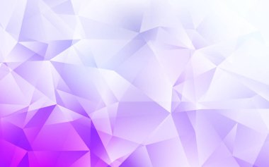 Açık Mor vektör düşük poli arka plan.