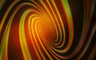 Gökada yıldız koyu turuncu vektör arka plan.