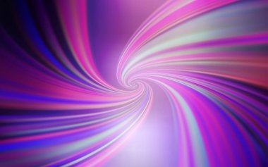 Bükülmüş çizgileri olan hafif Mor vektör arkaplanı.