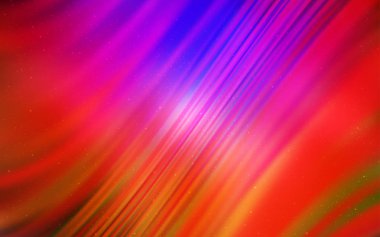 Koyu Pembe, kozmik yıldızlarla kırmızı vektör düzeni.