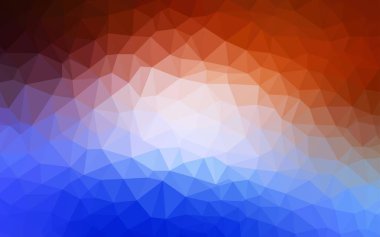 Açık Mavi, Kırmızı vektör parlayan üçgen zemin.