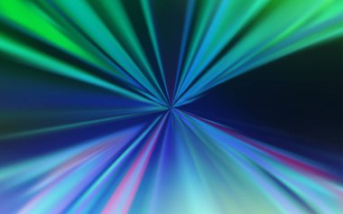 Açık Mavi ve Yeşil vektör soyut parlaklığı bulanıklaştırdı.