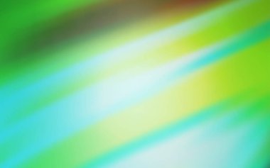 Açık mavi, vektör desen keskin çizgilerle yeşil.