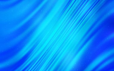 Astronomik yıldızlar ile açık mavi vektör arka plan.