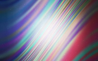 Uzay yıldızları ile açık mor vektör şablonu.