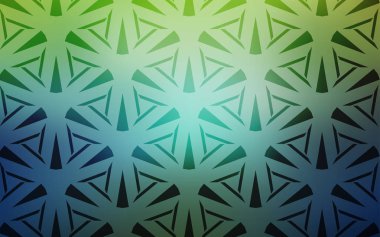  Düzen hatları, üçgen ile.