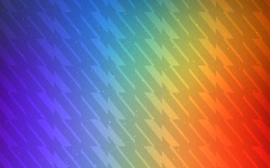 Işık çok renkli vektör şablonu tekrar tekrar sopa ile.