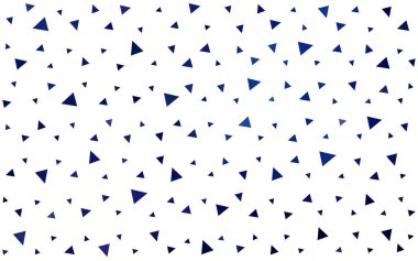 Koyu mavi vektör parlayan üçgen düzeni.