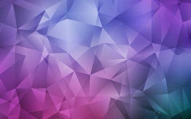 Açık Mor, Pembe vektör parlayan üçgen düzen.