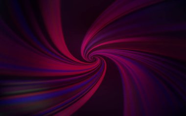 Bükülmüş çizgilerle koyu pembe vektör deseni.