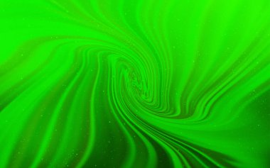 Gece gökyüzü desenle ışık yeşil vektör yıldız.