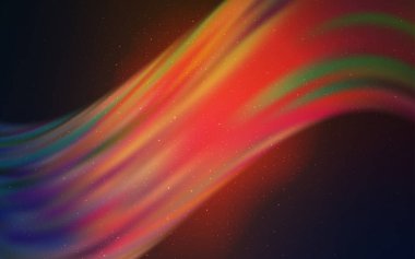 Açık Mavi, Gece gökyüzü yıldızları ile kırmızı vektör deseni.