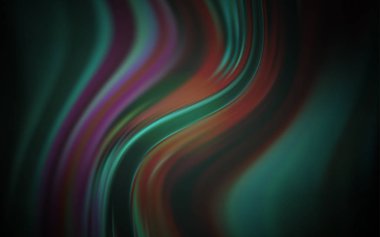 Koyu yeşil vektör parlak deseni bulanıklaştırdı.