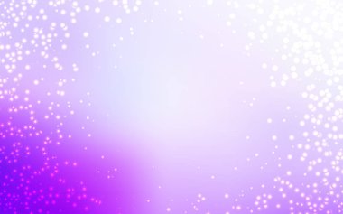 Gece gökyüzü desenle hafif mor vektör yıldız.