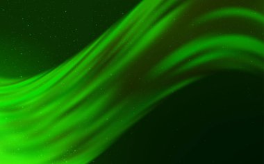 Astronomik yıldızlar ile açık yeşil vektör arka plan.