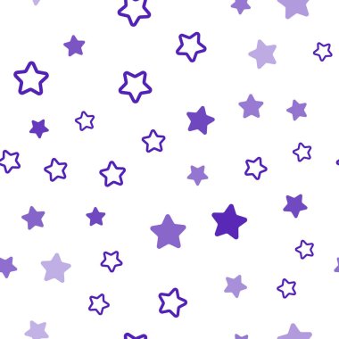 Koyu Pembe, Mavi vektör noel yıldızları ile dikişsiz desen.