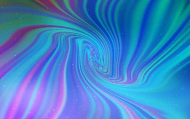 Hafif pembe, mavi vektör arka plan gökada yıldız ile.