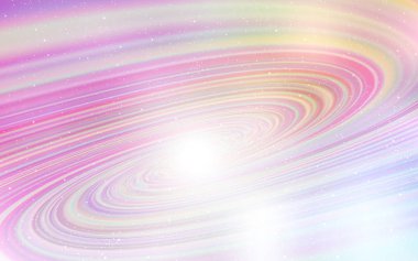 Açık Pembe, Kozmik yıldızlarla sarı vektör düzeni.