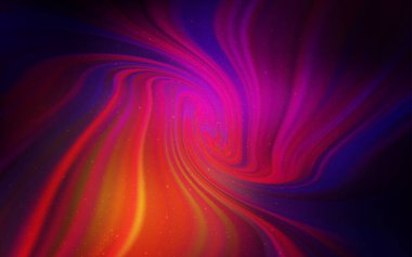 Koyu Pembe, Gece gökyüzü yıldızları ile sarı vektör deseni.