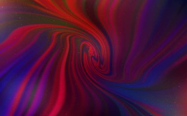 Lacivert, uzay yıldızları ile kırmızı vektör şablonu.