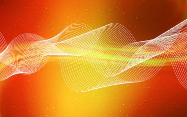 Açık Turuncu vektör soyut parlaklığı bulanıklaştırdı.