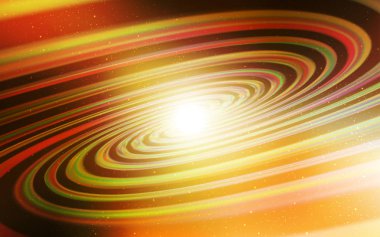 Astronomik yıldızlarla Hafif Turuncu vektör arka planı.