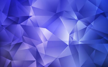 Hafif Mor vektör üçgen mozaik şablonu.